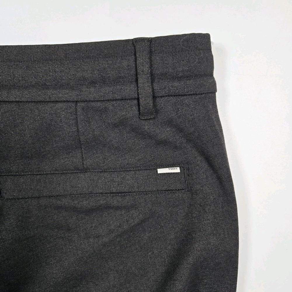 Vuori Mens Zurich Elastic Waist Trouser Dark Pewter Heather Pants Medium M V481 - Picture 5 of 9